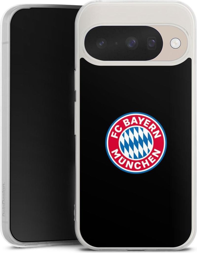 DeinDesign Handyhülle für Google Pixel 10 Pro Silikon Hülle Case Smartphone Schutzhülle FC Bayern München Logo Offizielles Lizenzprodukt