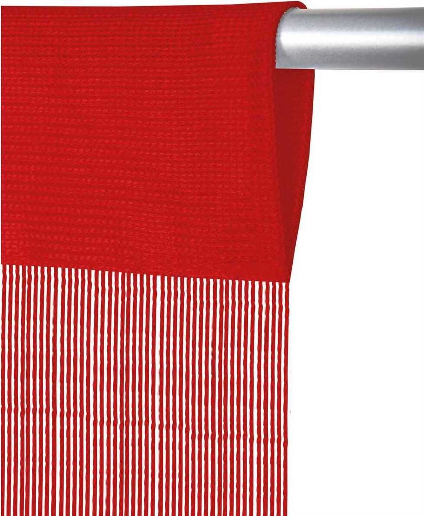 Tenda a fili rossa 140x250 cm – Tenda a fili in poliestere Immagine del prodotto 