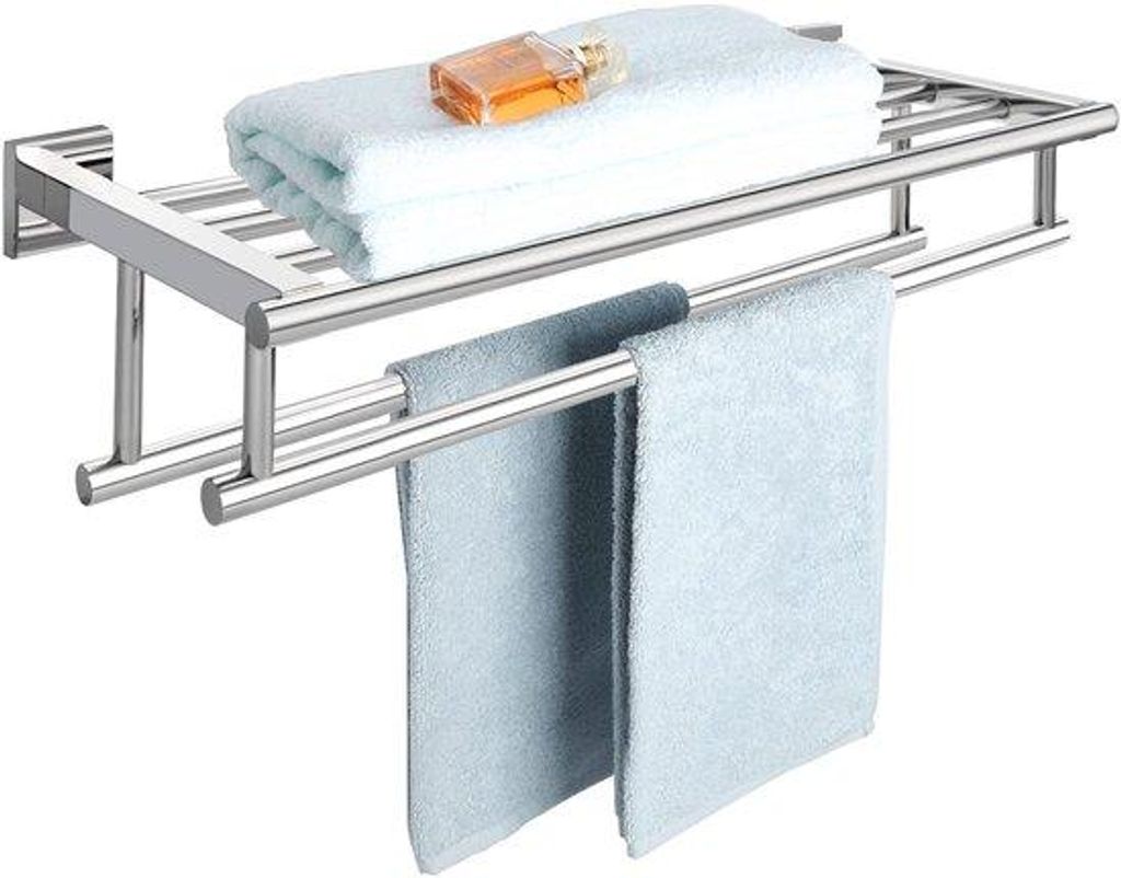 RVS-Regal für Wandhandtücher mit Bohrschraube für Badezimmer und Küchenausstattung