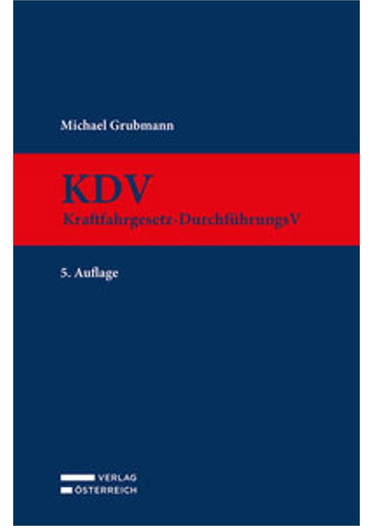 KDV - Kraftfahrgesetz-Durchführungsverordnung
