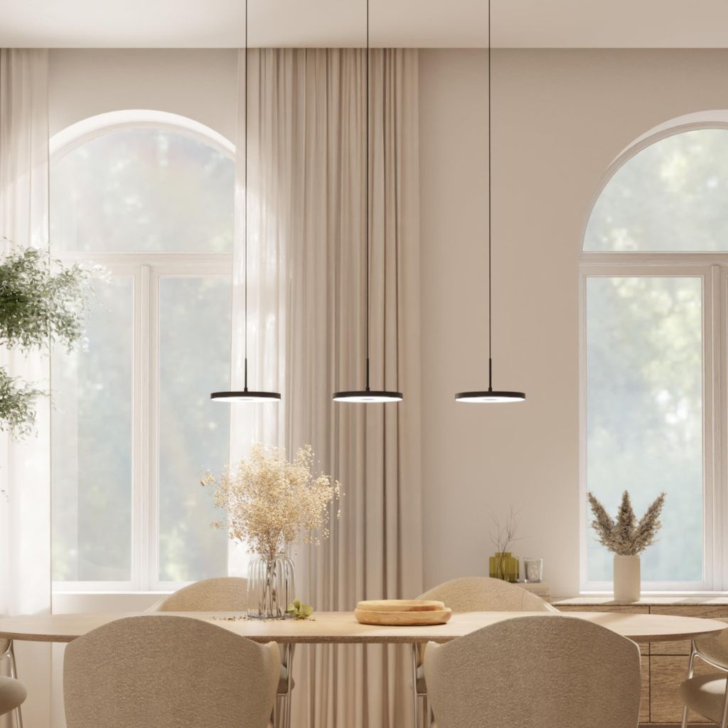 LUMIÈRE Design Pendelleuchte 'Evanos' 3-flammig LED dimmbar Produktbild 
