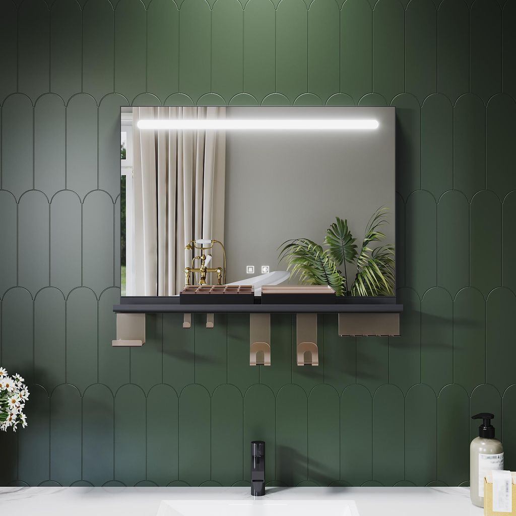 Lustro łazienkowe SONNI 70 x 50 cm, trójkolorowe, Zdjęcie produktu 