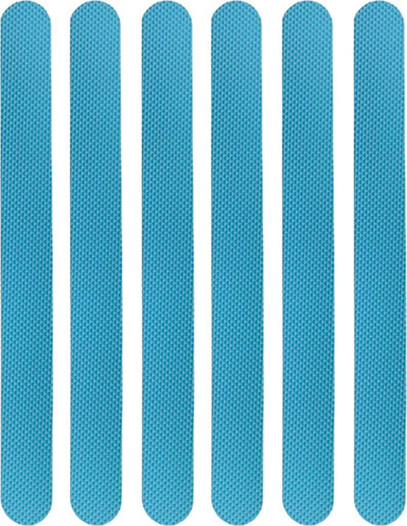 1 Pack Peva Badewanne Streifen nicht rutschfeste wasserdichte starke Kleber Duschaufkleber für Badezimmer-Blau ,Größen:6Pcs