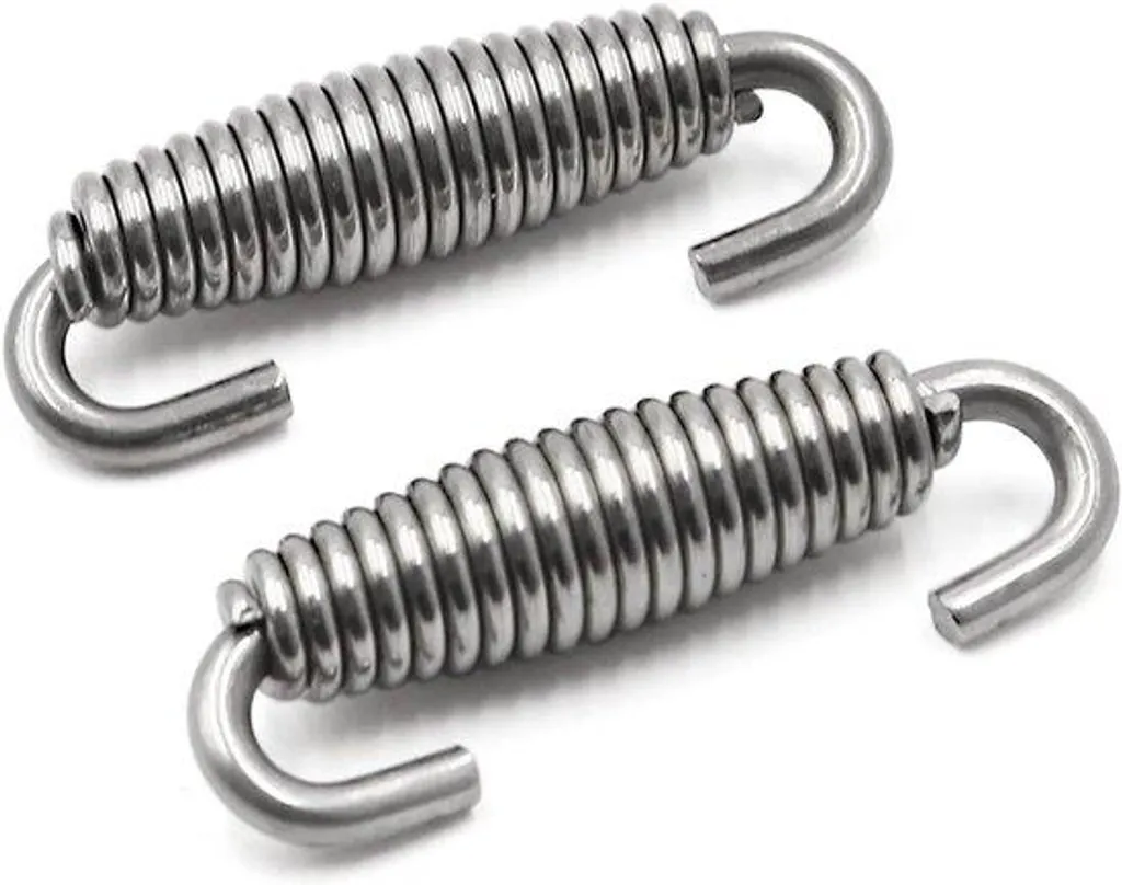 Canule d'échappement en acier inoxydable 55mm - Sortie double argentée