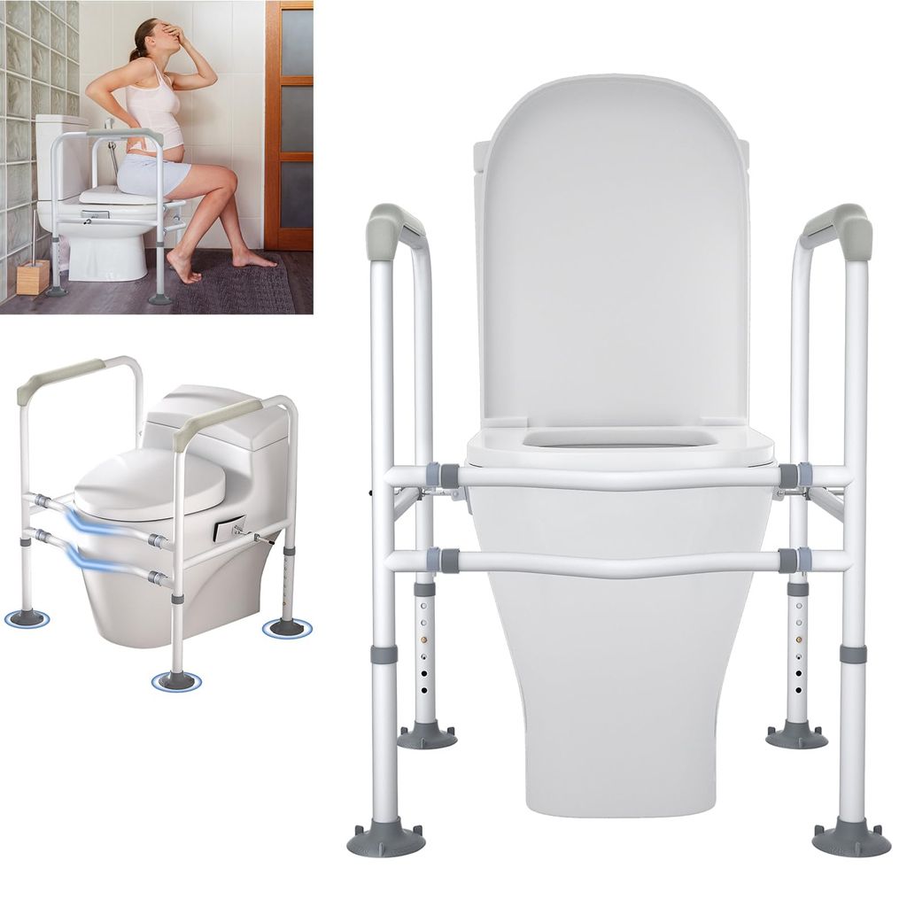 NAIZY Aufstehhilfe Toilette Senioren Höhenverstellbar WC Produktbild 