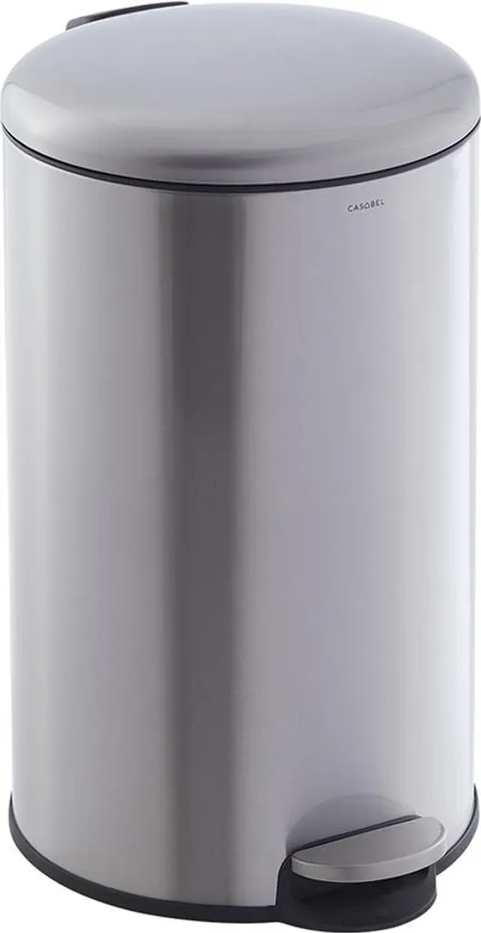 Poubelle Cuisine Inox 50L Anti-Traces à Pédale Haute Qualité Chrome