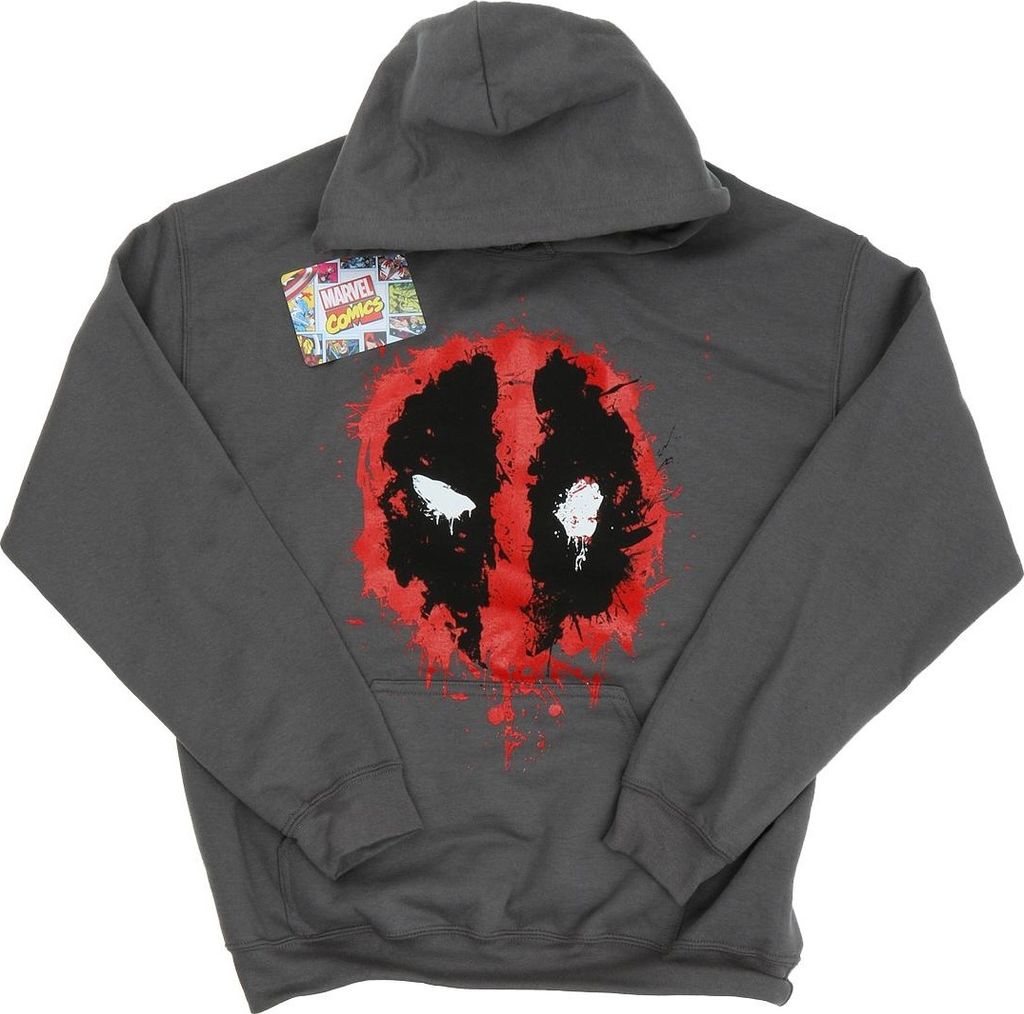 Deadpool - Kapuzenpullover für Herren BI1687 (L) (Holzkohle)