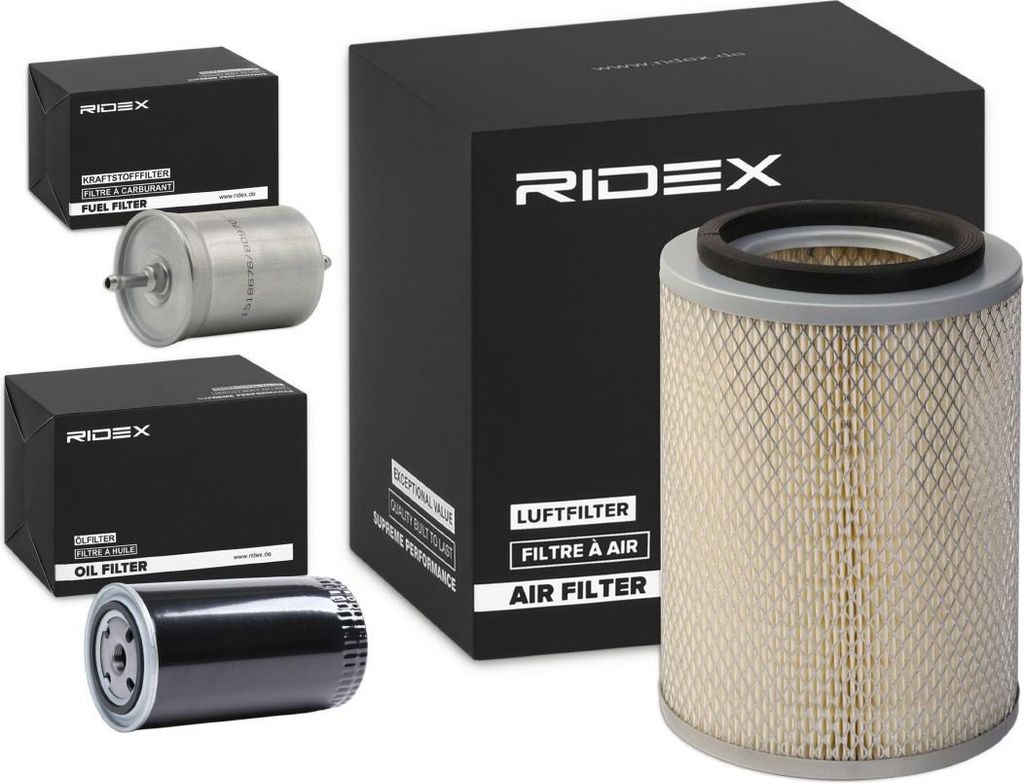 RIDEX Filterset Inspektionspaket Filtersatz für VW Transporter IV Bus (70B, 70C, 7DB, 7DK, 70J, 70K, 7DC, 7DJ) Transporter IV Kastenwagen