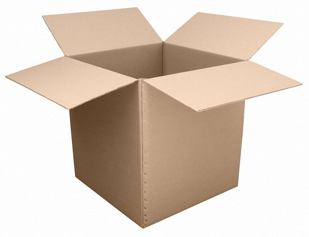 1x Faltkarton  650x650x(300)-700mm mit variabler Höhe Produktbild 