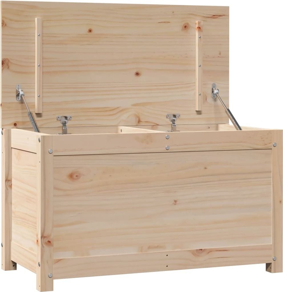 vidaXL Truhe 80x40x45,5 cm Massivholz Kiefer Produktbild 3