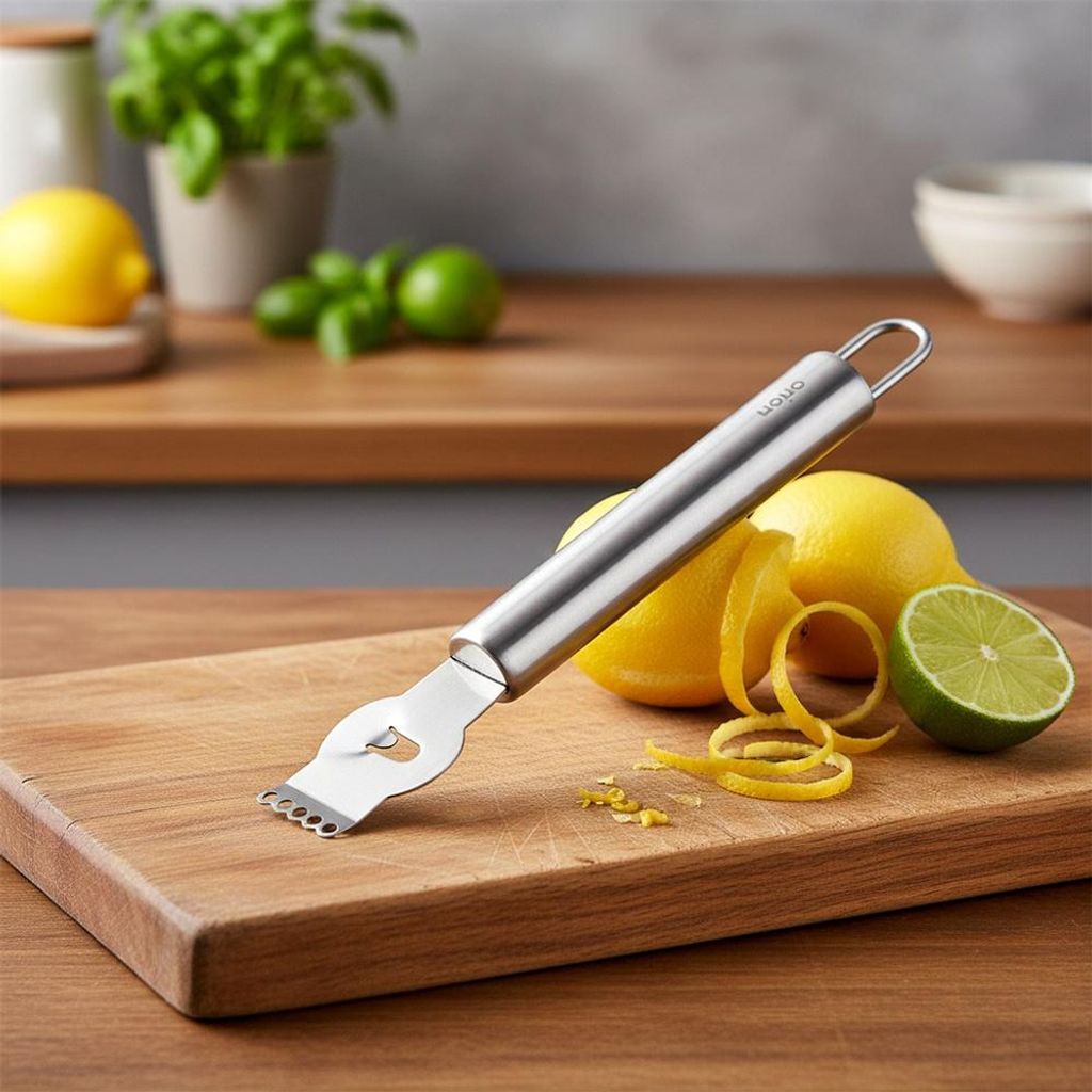 Orion | Škrabka na citrusovú kôru - 16,5 cm - Nerezová - Obrázok produktu 