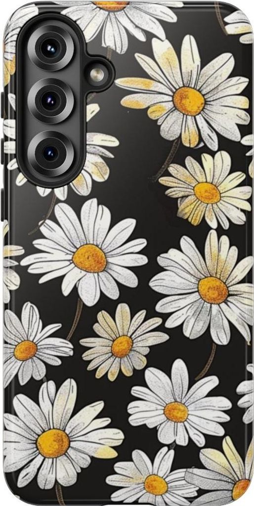 Fröhliches Gänseblümchen-Muster – Hülle Kompatibel mit Samsung Galaxy S25 Plus