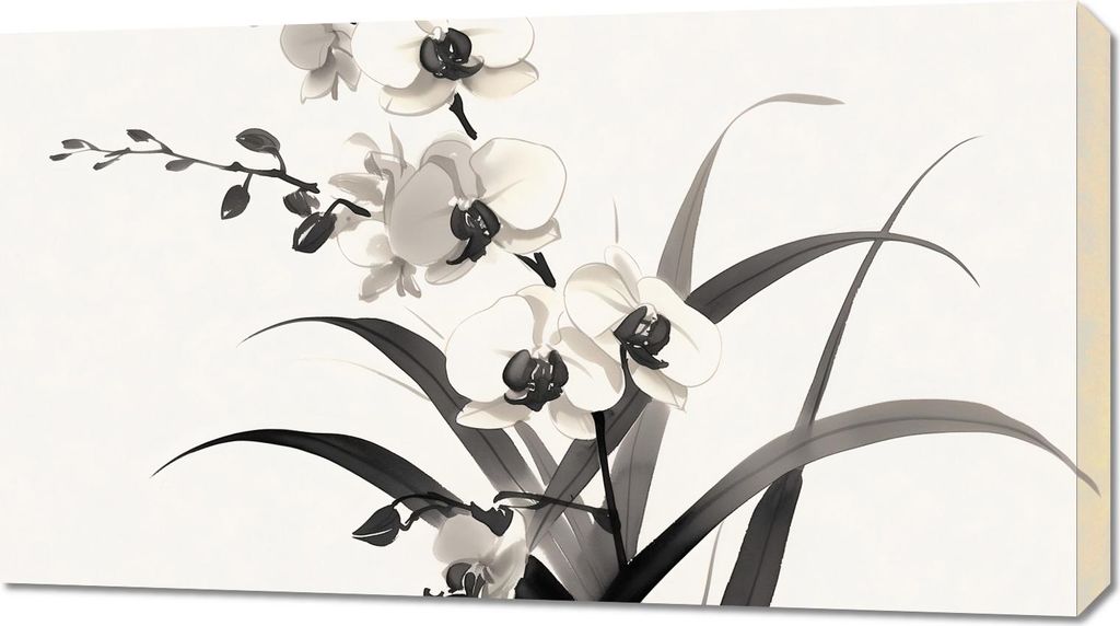 Bild 90x50cm Orchidee