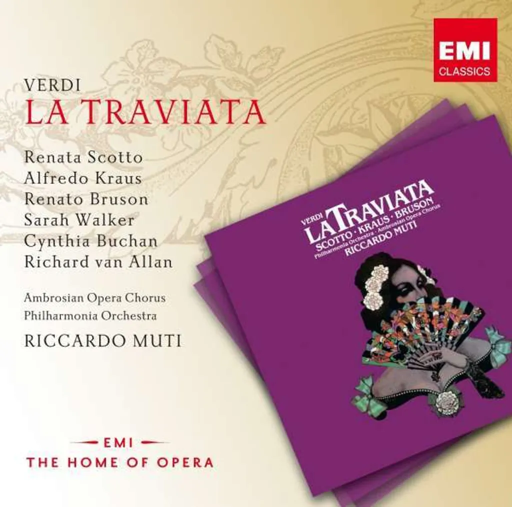 La Traviata de Verdi CD Double Riccardo Muti avec Livret Intégral EMI