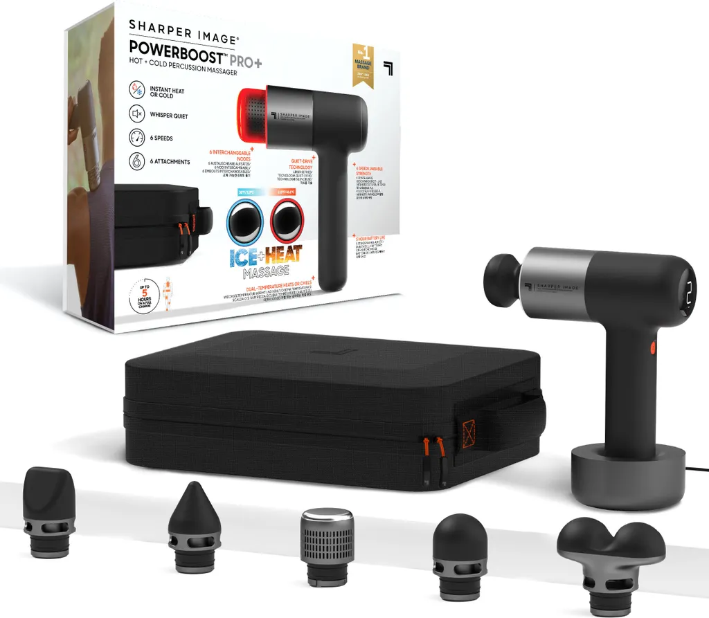 Soulager vos douleurs avec le pistolet de massage PowerBoost Pro chaud