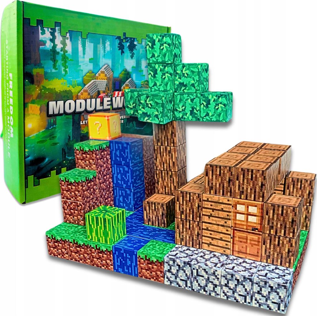 Jeu de construction magnétique éducatif avec briques Image du produit 