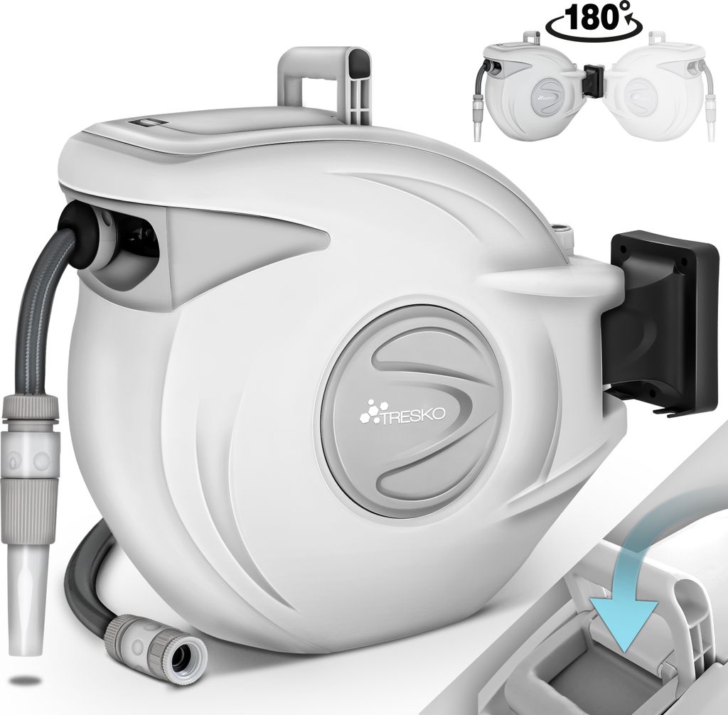 TRESKO® hadicový navijak 30 m Automatický hadicový navijak Obrázok produktu 1