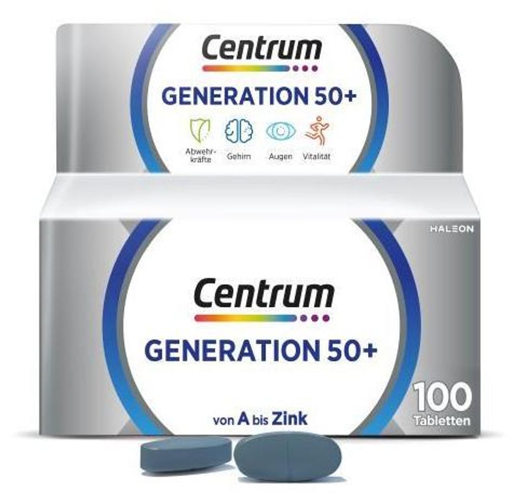 Centrum Generation 50+ Tabletten 100 St Produktbild 