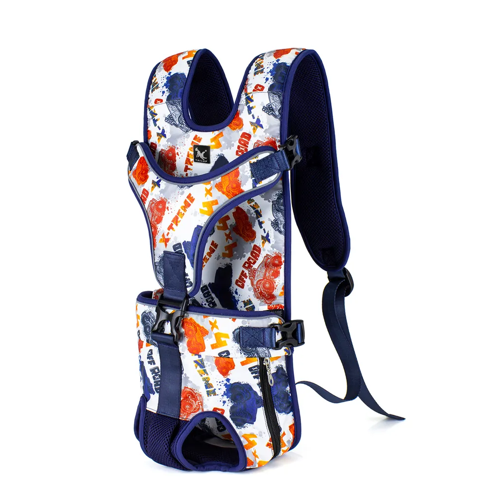 Zaino TAILUP Porta Cane 38-46cm: Tessuto Rinforzato e Snap Safe