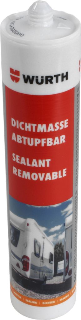 Würth Dichtmasse abtupfbar 310 ml Kartusche grau für Wohnmobil Caravan Camper Boot
