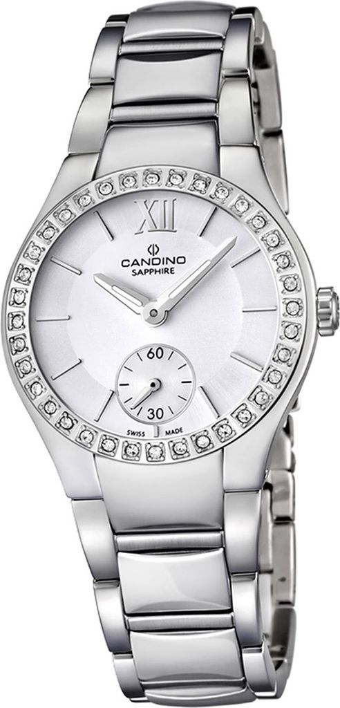 Candino Classic Edelstahl Damen Uhr C4537/1 Armbanduhr Analog silber D2UC4537/1