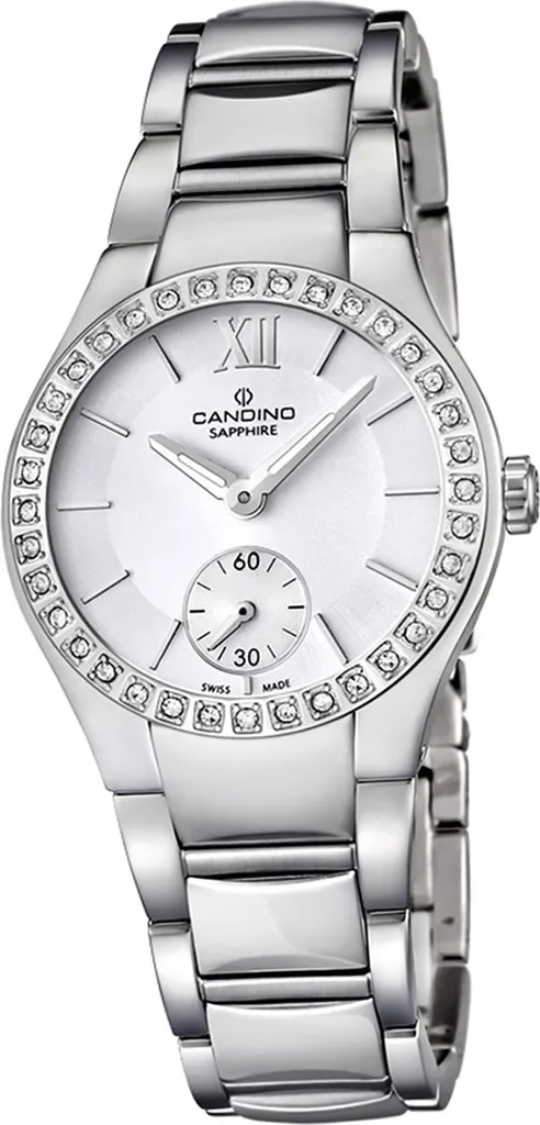 Montre femme durable Candino C4537/1 anti-rayures en acier pur