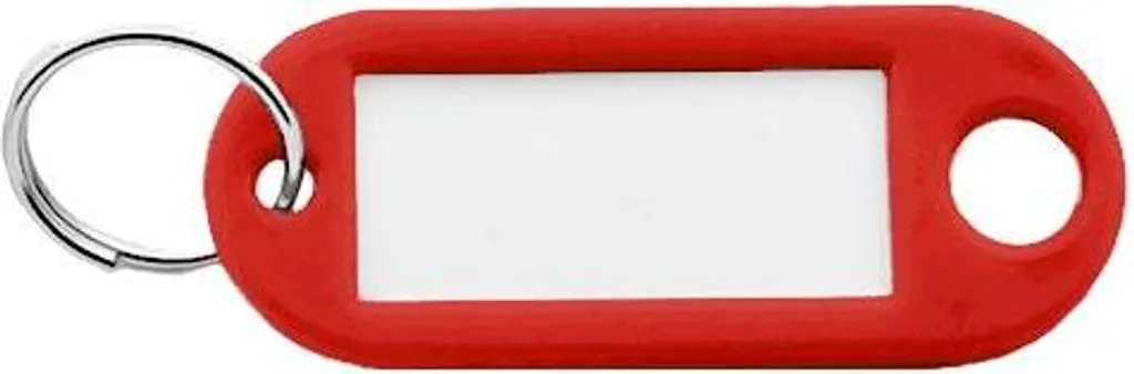 Etichette per Chiavi CombiCraft Rosse 55x22mm - 100 Pezzi | Prezzo Online