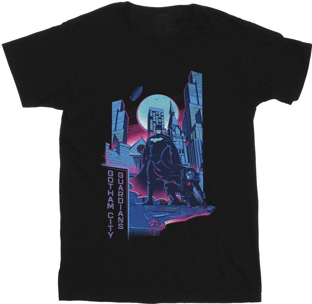 DC Comics - "Gotham Guardians" T-Shirt für Herren BI14946 (L) (Schwarz)