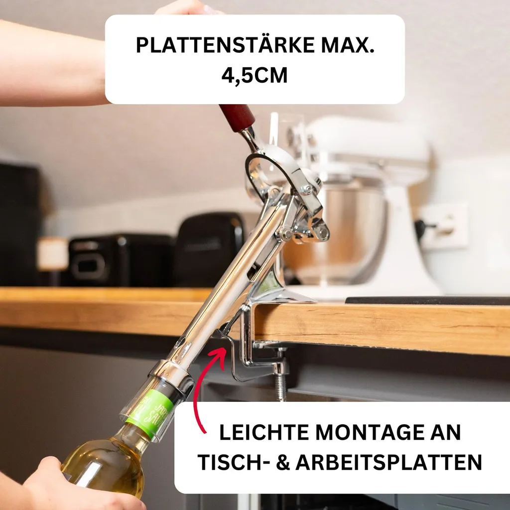 Bouchonneuse de table Sieger-Profi Westmark pour bouchons en liège - 7