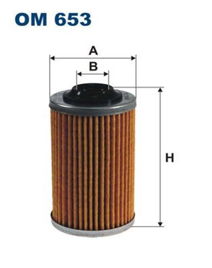 FILTRON Ölfilter Filtereinsatz, H 98mm, Ø außen 53mm, Ø innen 18mm