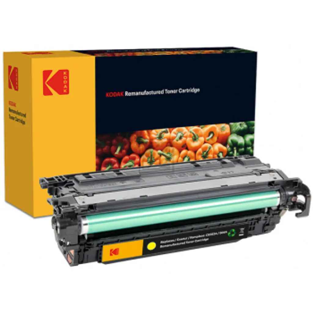 Recharge Toner Jaune pour HP LaserJet CP3525 - Qualité Kodak Garantie