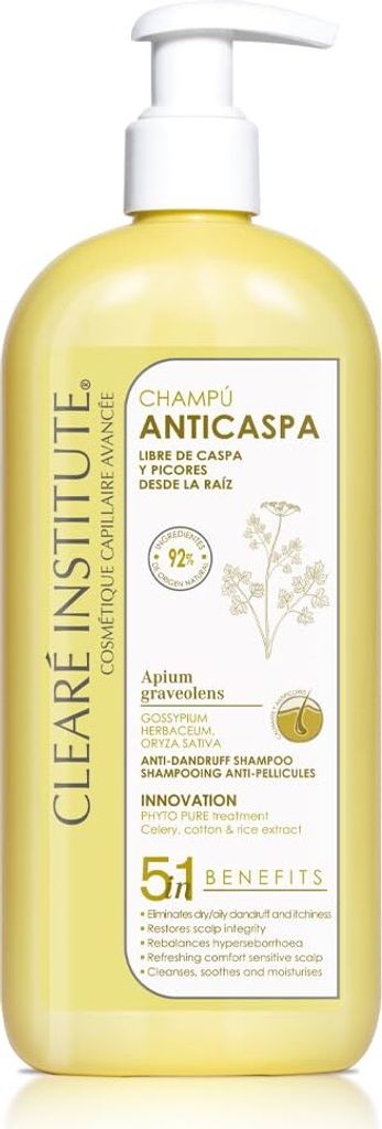 Clearé Institute Champú Anticaspa 400ml