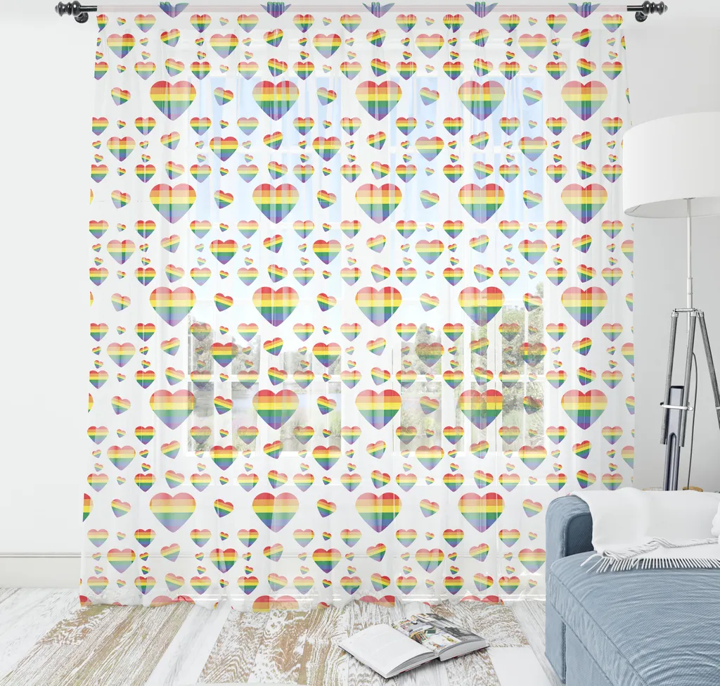 Arazzo Arcobaleno LGBT ABAKUHAUS 160x274 - Decorazione Parete Raso - 1
