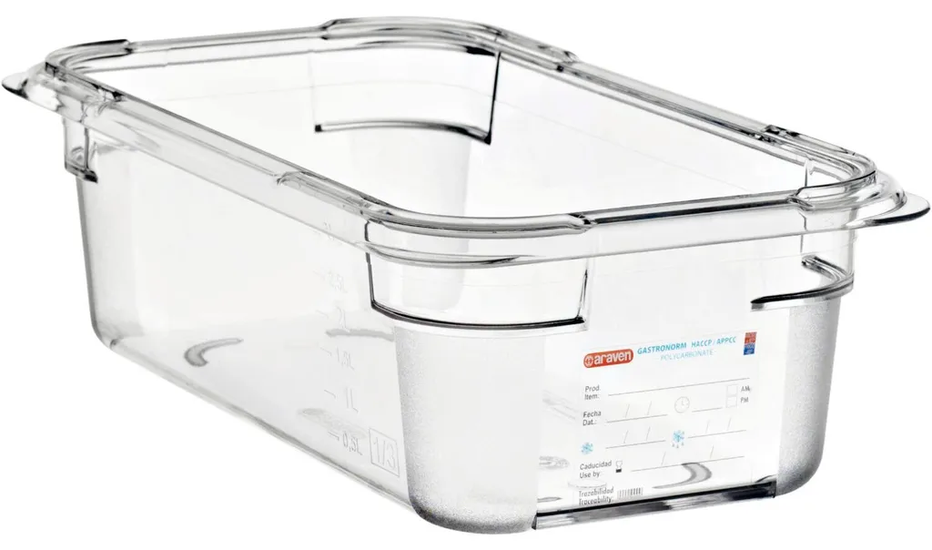 Bac de conservation GN 1/3 Araven pour préparation et stockage 3,7L