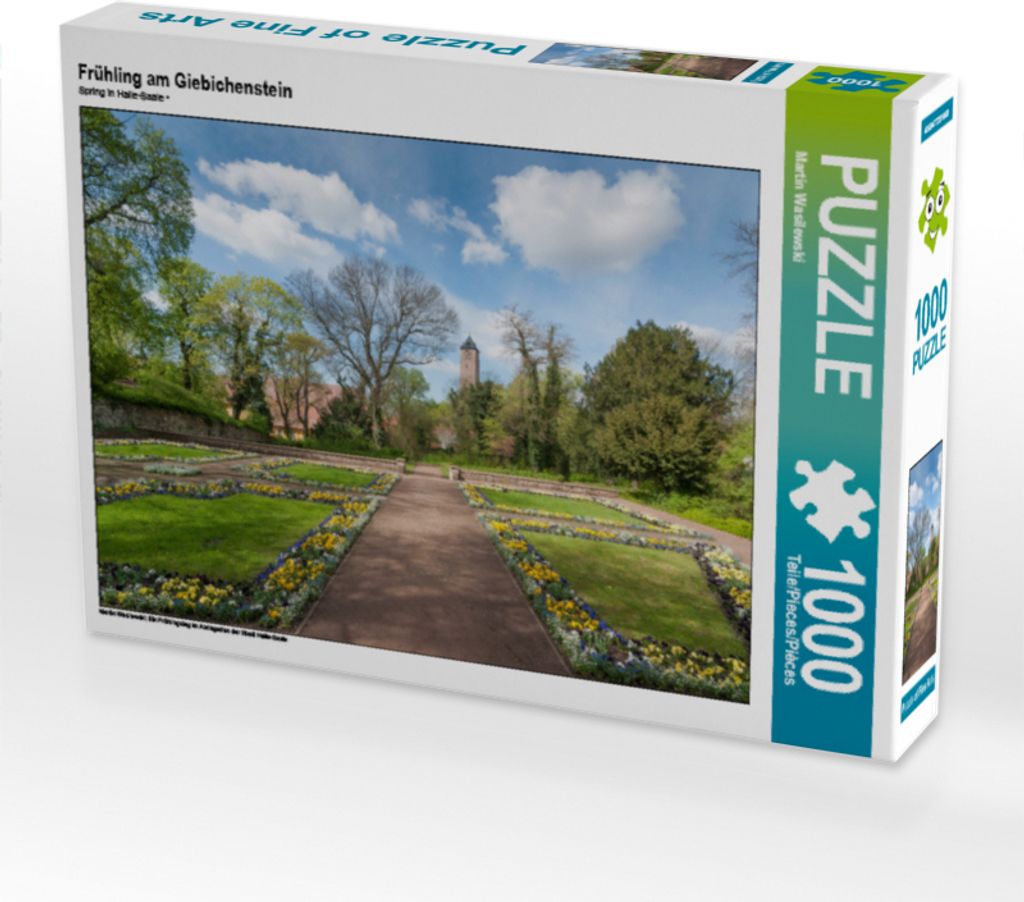 CALVENDO Puzzle Frühling am Giebichenstein | 1000 Teile Produktbild 