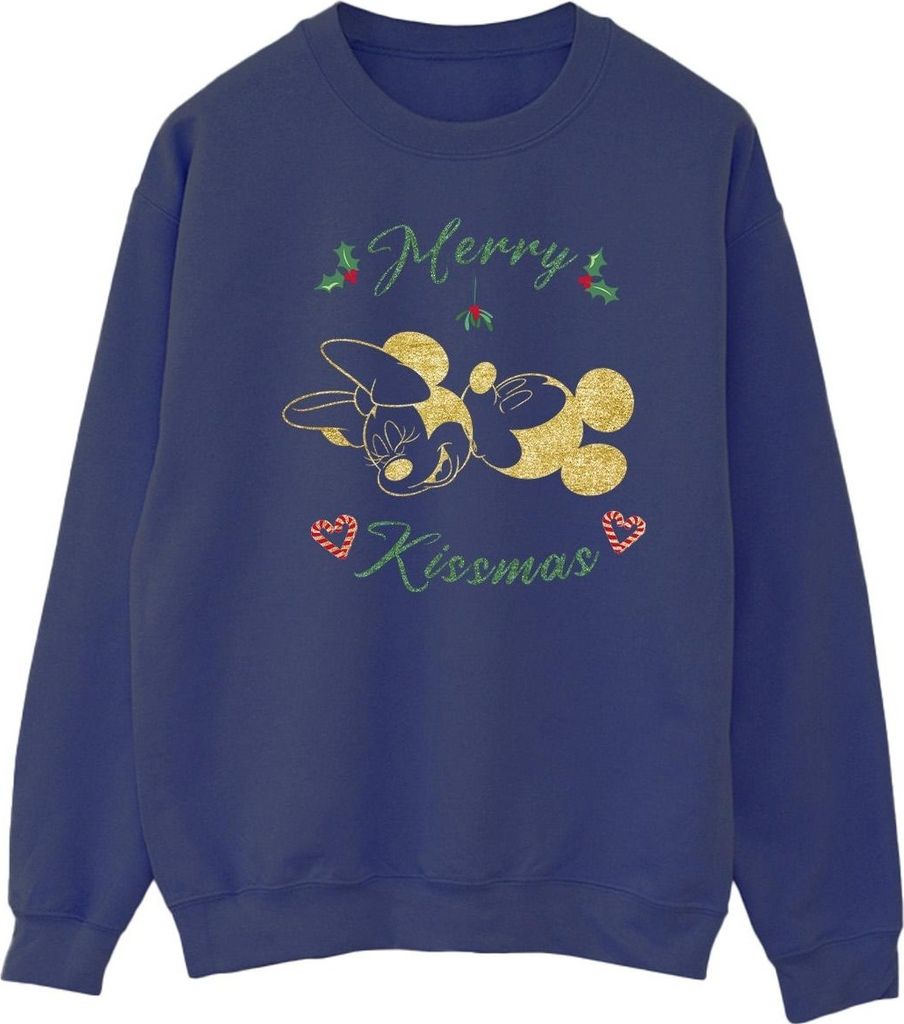 Disney - "Merry Kissmas" Sweatshirt für Herren BI39896 (5XL) (Marineblau)