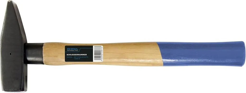 SW-Stahl 50910L Marteau de serrurier 1000g en bois d'hickory robuste