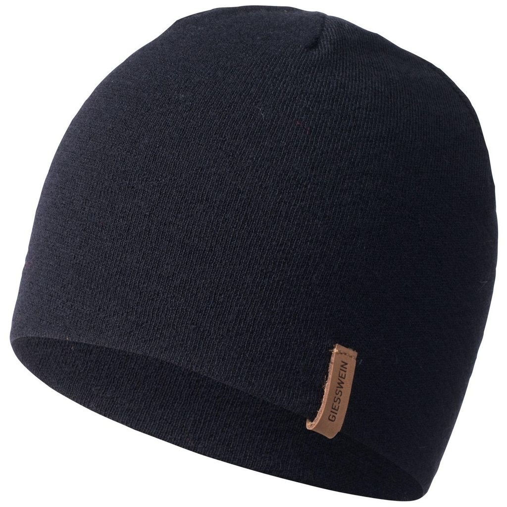Giesswein sehr leichte Strickmütze Gehrenspitze aus Merino-Wolle. in blau