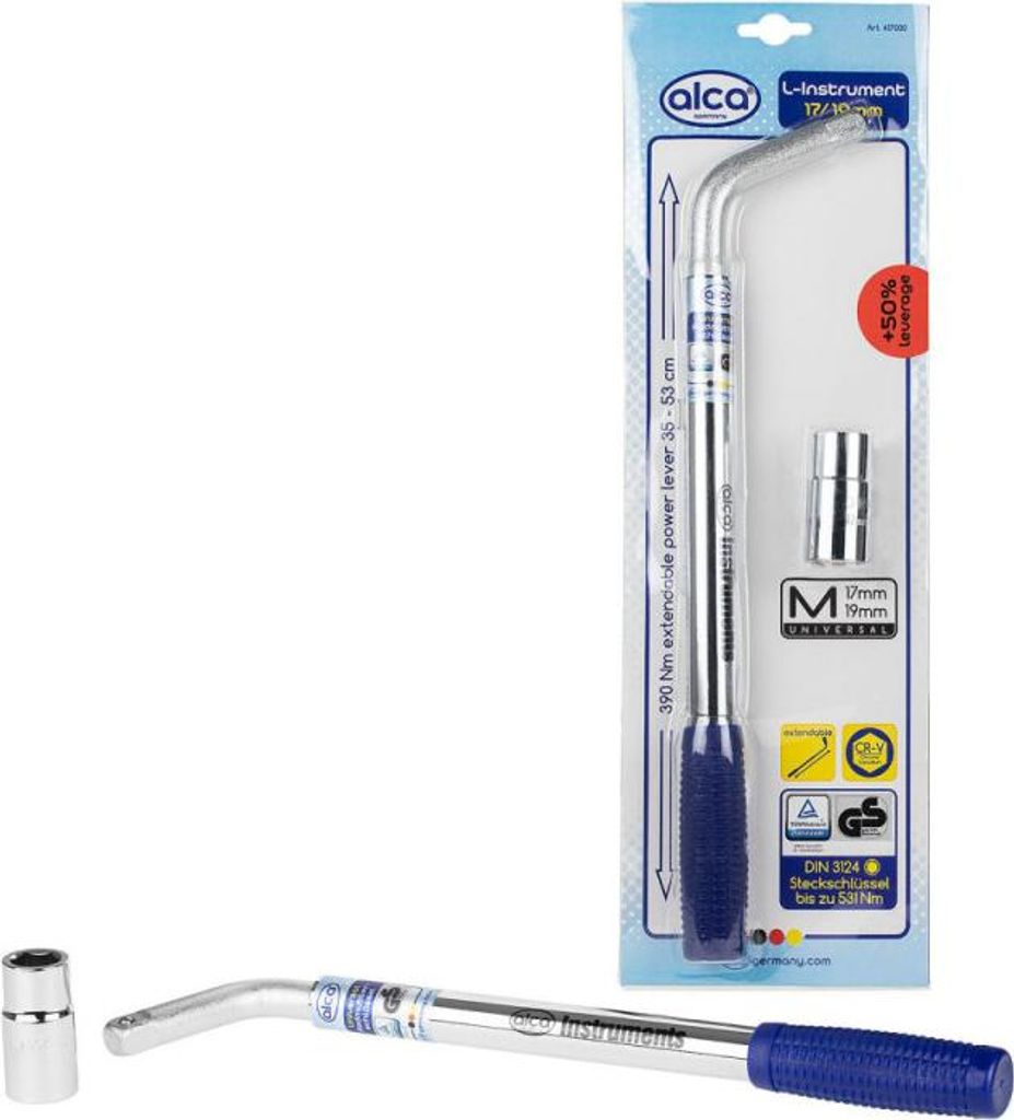 Clé à roue télescopique Alca (17, 19) Image du produit 