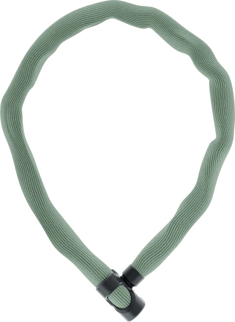 ABUS Kettenschloss IVERA Chain 7210 – Fahrradschloss mit hochflexibler IvyTex-Kunstfaserummantelung – ABUS-Sicherheitslevel 8 – 85 cm – Far...