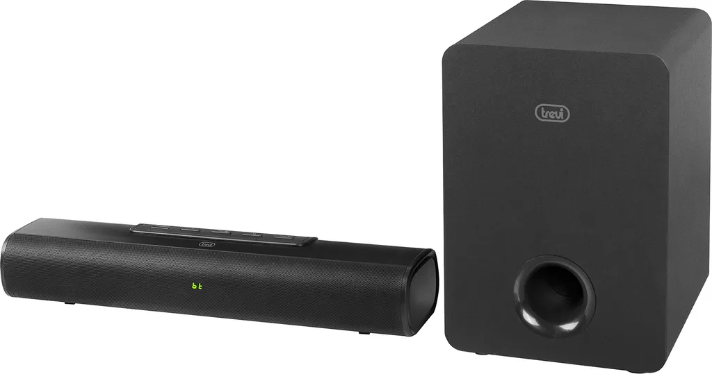 Système Audio Home Cinéma Trevi SB 8380 SW 2.1 Canaux Noir de 90W
