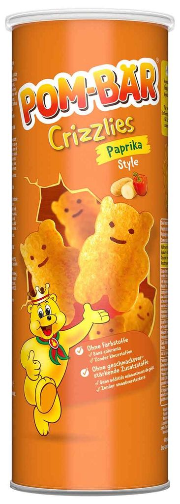 Pom-Bär Crizzlies Paprika Style 155g Produktbild 