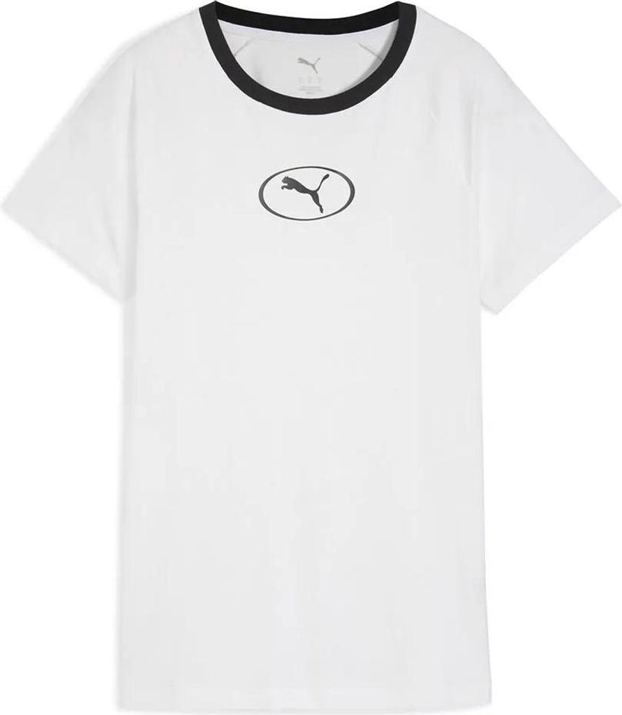 Puma Sport Graphic Kurzarm-t-shirt Weiß M Damen Weiß M