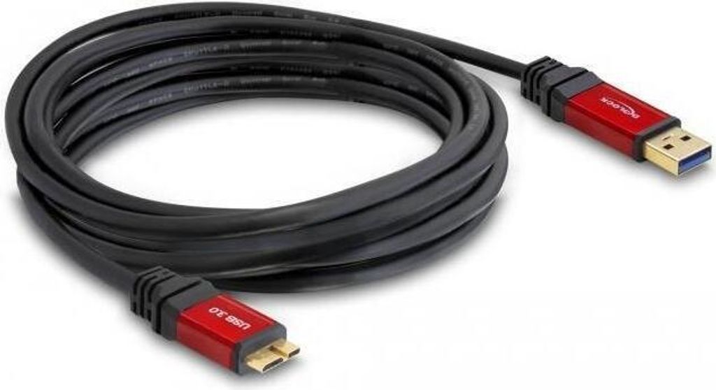 DELOCK USB3.0 Kabel A -> Micro-B St/St 5.00m Premium