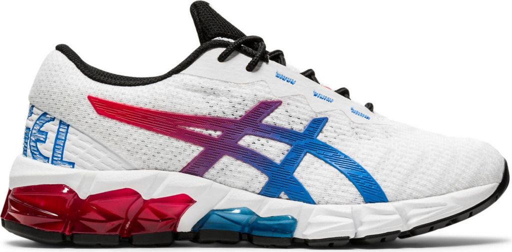 Asics Gel Quantum 180 5 GS Laufschuhe Sportschuhe weiß/blau/rot/schwarz 1024A051-101, Schuhgröße:39 EU