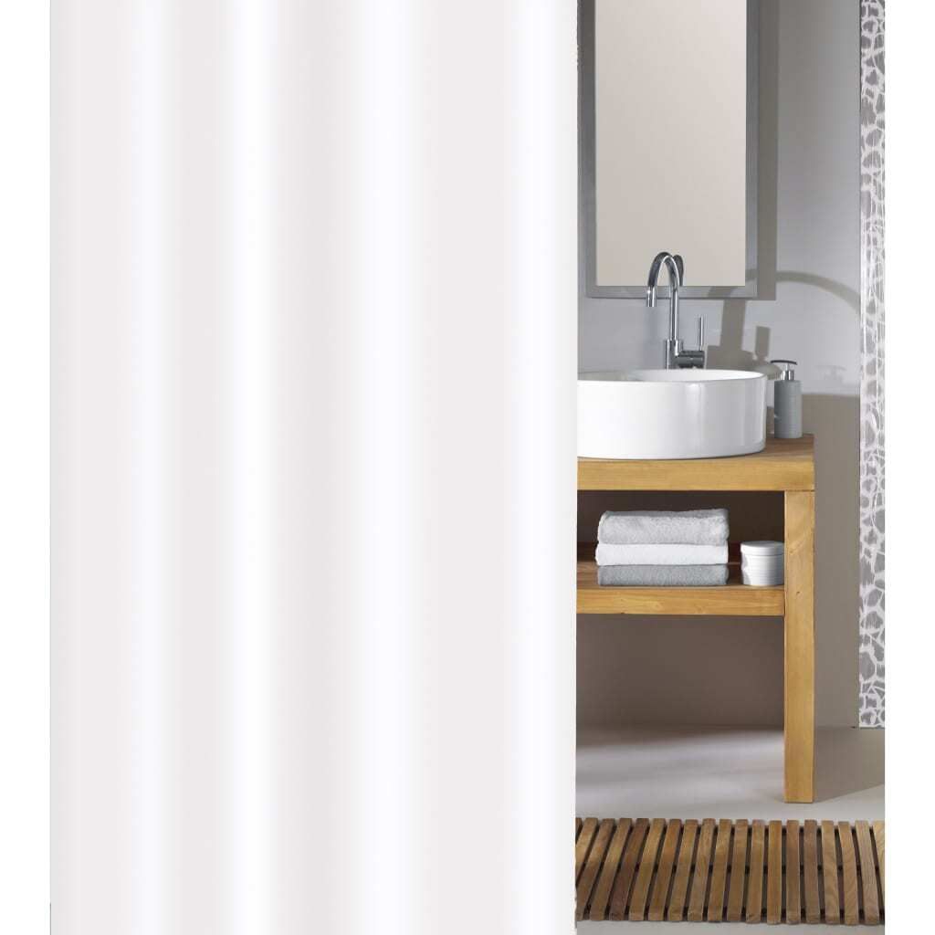 Tenda da doccia Kleine Wolke Phoenix 180 x 200 cm Bianco Immagine del prodotto 