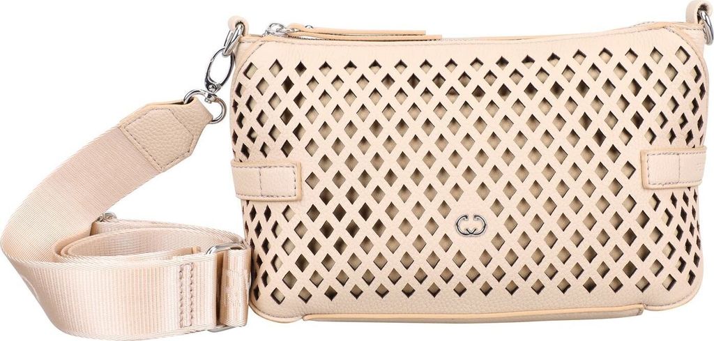 GERRY WEBER Schultertasche Umhängetasche Summertime Shoulderbag Beige
