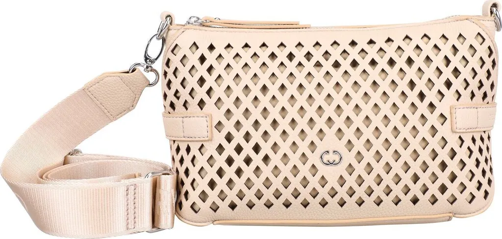 GERRY WEBER Summertime Sac à Épaule Beige en Cuir Synthétique Chic