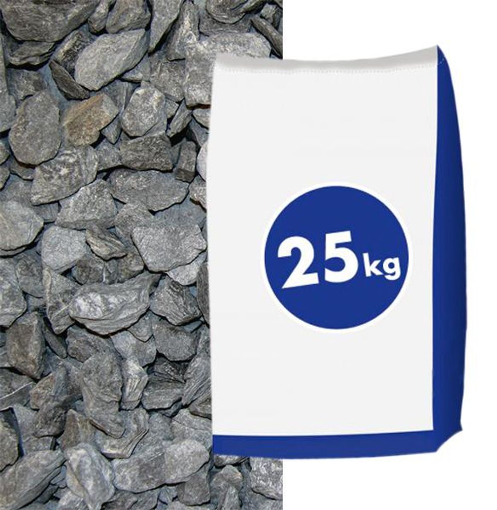 Kruszony łupek Canadian Slate, czarny – 10–20 mm, 25 kg / Zdjęcie produktu 