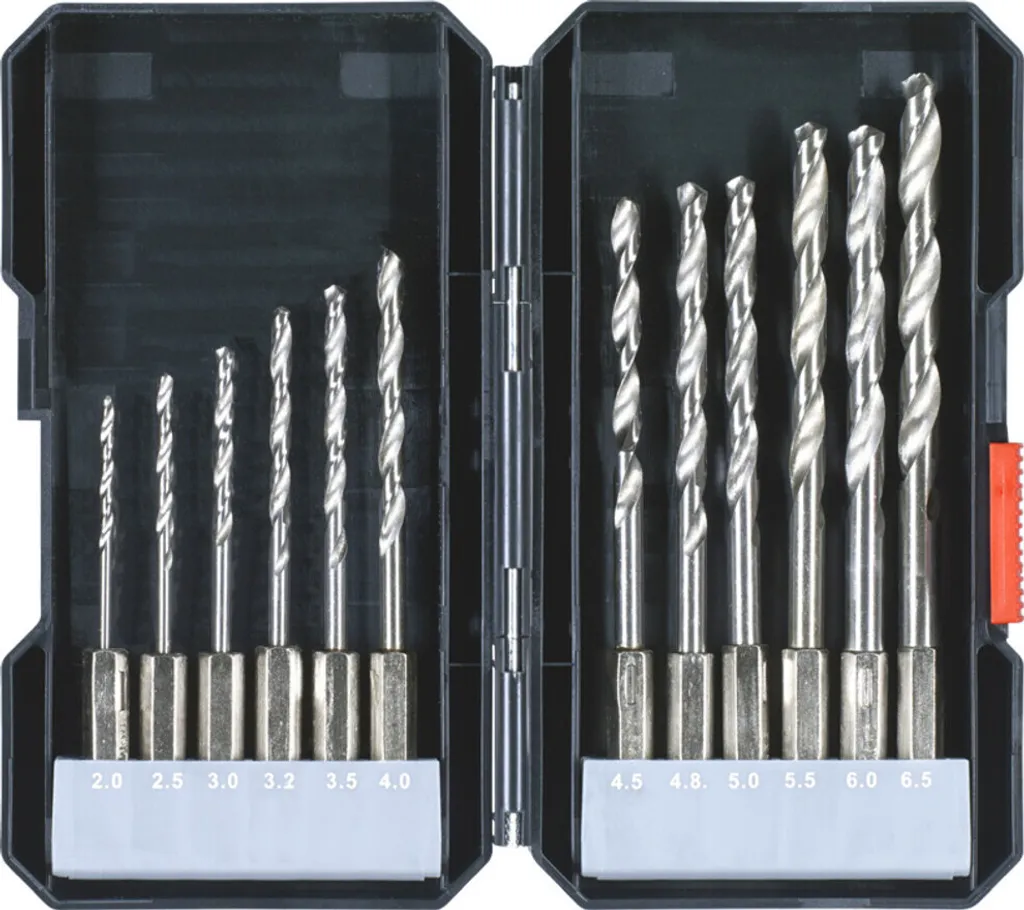 Kit 12 Embouts Métalliques HSS KWB 49108810 à Coupe Rapide Einhell - 2